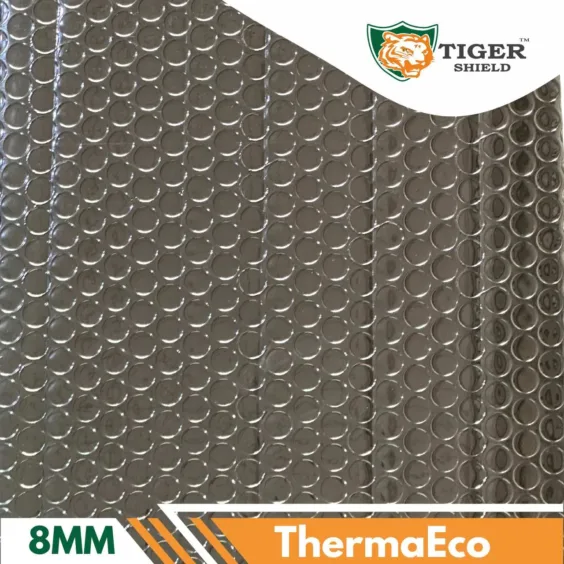 TigerShield ThermaEco 8mm bubble insulation sheet commercial buildings India.